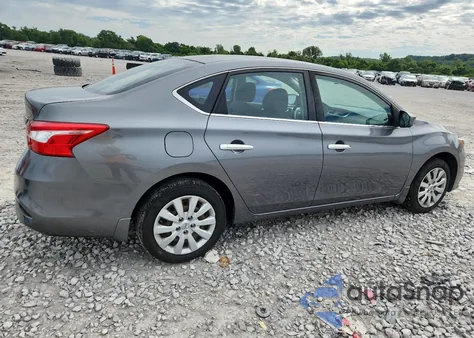 2016 Nissan Sentra S из США, поврежденный, VIN 3N1AB7AP9GY288316